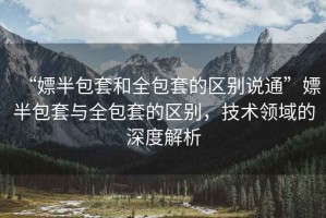 “嫖半包套和全包套的區(qū)別說通”嫖半包套與全包套的區(qū)別，技術(shù)領(lǐng)域的深度解析