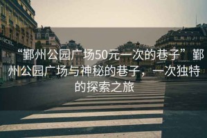 “鄞州公園廣場50元一次的巷子”鄞州公園廣場與神秘的巷子，一次獨特的探索之旅