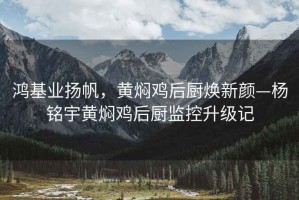 鴻基業揚帆，黃燜雞后廚煥新顏—楊銘宇黃燜雞后廚監控升級記