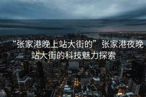 “張家港晚上站大街的”張家港夜晚站大街的科技魅力探索