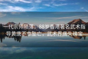 一代宗師隕落，88歲香港著名武術指導黃唐不幸墜亡，武術界痛失瑰寶
