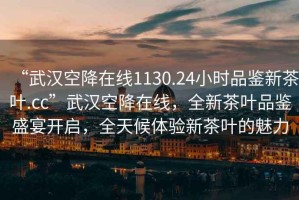 “武漢空降在線1130.24小時品鑒新茶葉.cc”武漢空降在線，全新茶葉品鑒盛宴開啟，全天候體驗新茶葉的魅力