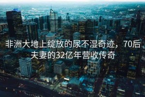 非洲大地上綻放的尿不濕奇跡，70后夫妻的32億年營收傳奇