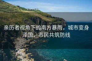親歷者視角下的南方暴雨，城市變身澤國，市民共筑防線