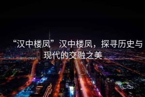 “漢中樓鳳”漢中樓鳳，探尋歷史與現(xiàn)代的交融之美