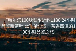 “哈爾濱100塊錢附近約1130.24小時品鑒新茶葉.cc”哈爾濱，茶香四溢的100小時品鑒之旅