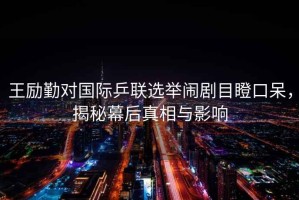 王勵勤對國際乒聯選舉鬧劇目瞪口呆，揭秘幕后真相與影響