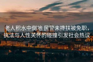 老人積水中倒地 民警未攙扶被免職，執法與人性關懷的碰撞引發社會熱議