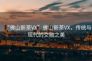 “佛山新茶VX”佛山新茶VX，傳統與現代的交融之美