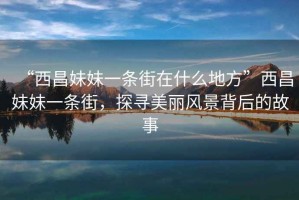 “西昌妹妹一條街在什么地方”西昌妹妹一條街，探尋美麗風景背后的故事