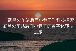 “武昌火車站后面小巷子”科技探索，武昌火車站后面小巷子的數(shù)字化轉(zhuǎn)型之旅