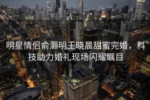 明星情侶俞灝明王曉晨甜蜜完婚，科技助力婚禮現場閃耀矚目