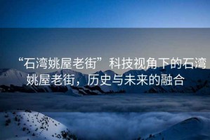 “石灣姚屋老街”科技視角下的石灣姚屋老街，歷史與未來的融合