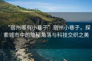 “宿州哪有小巷子”宿州小巷子，探索城市中的隱秘角落與科技交織之美