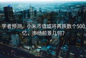 學者預測，小米市值或將再跌數個500億，市場前景幾何？