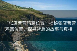 “張店曹營雞窩位置”揭秘張店曹營雞窩位置，探尋背后的故事與真相