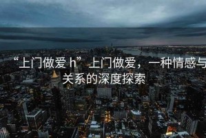 “上門做愛 h”上門做愛，一種情感與關系的深度探索