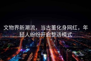 文物界新潮流，當(dāng)古董化身網(wǎng)紅，年輕人紛紛開啟整活模式