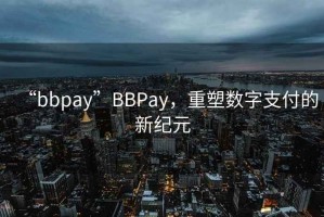 “bbpay”BBPay，重塑數(shù)字支付的新紀(jì)元