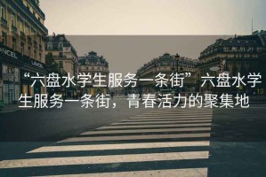 “六盤水學生服務一條街”六盤水學生服務一條街，青春活力的聚集地