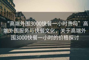 “高端外圍3000快餐一小時貴嗎”高端外圍服務(wù)與快餐文化，關(guān)于高端外圍3000快餐一小時的價格探討