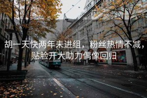胡一天快兩年未進組，粉絲熱情不減，貼臉開大助力偶像回歸