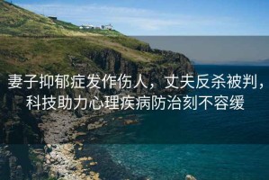 妻子抑郁癥發作傷人，丈夫反殺被判，科技助力心理疾病防治刻不容緩