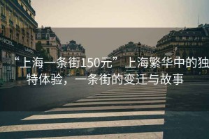 “上海一條街150元”上海繁華中的獨特體驗，一條街的變遷與故事