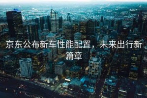 京東公布新車性能配置,未來出行新篇章 京東公布新車性能配置,未來出行新篇章