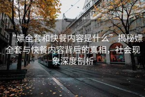 “嫖全套和快餐內容是什么”揭秘嫖全套與快餐內容背后的真相，社會現象深度剖析