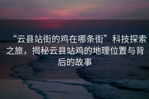 “云縣站街的雞在哪條街”科技探索之旅，揭秘云縣站雞的地理位置與背后的故事