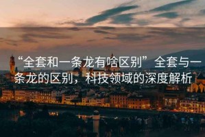 “全套和一條龍有啥區別”全套與一條龍的區別，科技領域的深度解析
