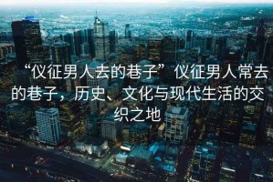 “儀征男人去的巷子”儀征男人常去的巷子，歷史、文化與現代生活的交織之地