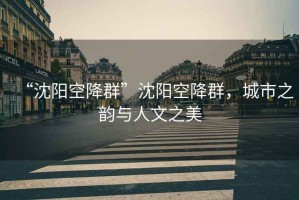 “沈陽空降群”沈陽空降群，城市之韻與人文之美