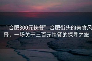 “合肥300元快餐”合肥街頭的美食風景，一場關于三百元快餐的探尋之旅