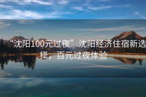 “沈陽100元過夜”沈陽經(jīng)濟(jì)住宿新選擇，百元過夜體驗(yàn)