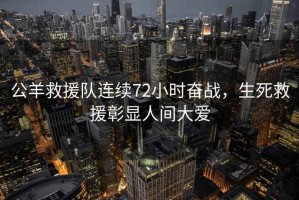 公羊救援隊連續72小時奮戰，生死救援彰顯人間大愛