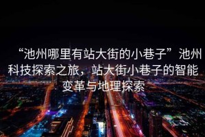“池州哪里有站大街的小巷子”池州科技探索之旅，站大街小巷子的智能變革與地理探索