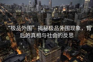 “極品外圍”揭秘極品外圍現象，背后的真相與社會的反思