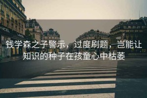 錢學森之子警示，過度刷題，豈能讓知識的種子在孩童心中枯萎