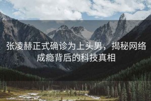 張凌赫正式確診為上頭男，揭秘網絡成癮背后的科技真相