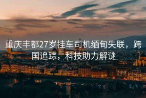 重慶豐都27歲掛車司機緬甸失聯，跨國追蹤，科技助力解謎