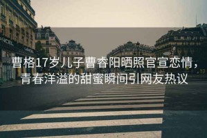 曹格17歲兒子曹睿陽曬照官宣戀情，青春洋溢的甜蜜瞬間引網友熱議