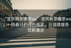 “宜賓新茶嫩茶wx”宜賓新茶嫩茶wx，一場春日的綠色盛宴，引領健康茶飲新潮流
