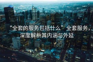 “全套的服務(wù)包括什么”全套服務(wù)，深度解析其內(nèi)涵與外延