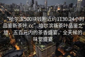 “哈爾濱500塊錢附近約1130.24小時品鑒新茶葉.cc”哈爾濱新茶葉品鑒之旅，五百元內的茶香盛宴，全天候的味覺盛宴