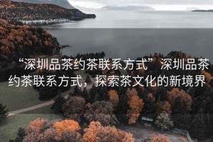 “深圳品茶約茶聯系方式”深圳品茶約茶聯系方式，探索茶文化的新境界