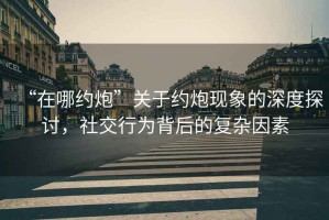 “在哪約炮”關于約炮現象的深度探討，社交行為背后的復雜因素