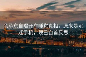 余承東自曝開車睡覺真相，原來是沉迷手機，現已自首反思