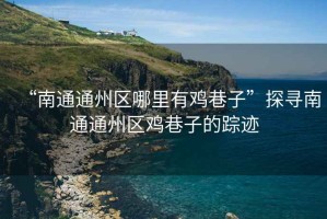 “南通通州區哪里有雞巷子”探尋南通通州區雞巷子的蹤跡